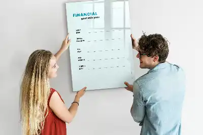 Magnetinė lenta sauso valymo finansų planuoklis