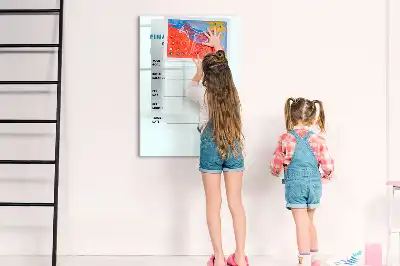 Magnetinė lenta sauso valymo finansų planuoklis