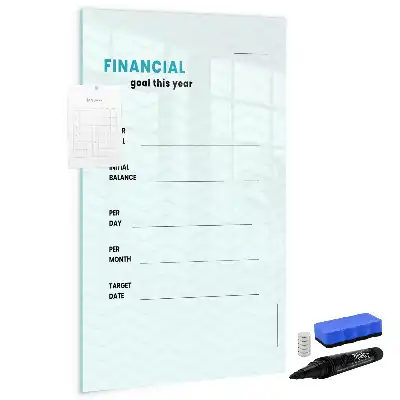 Magnetinė lenta sauso valymo finansų planuoklis
