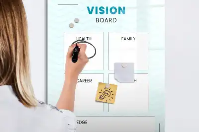 Magnetinė sauso valymo lenta sveikatos planuoklis