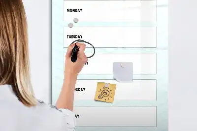 Magnetinė sauso valymo lenta savaitės planuoklis