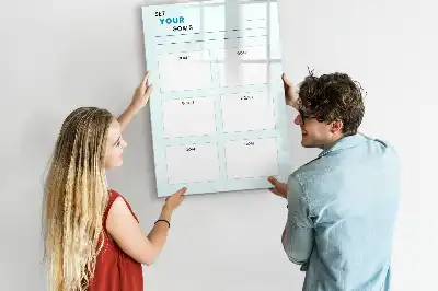 Magnetinė sauso valymo lenta tikslų planuoklis