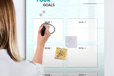 Magnetinė sauso valymo lenta tikslų planuoklis