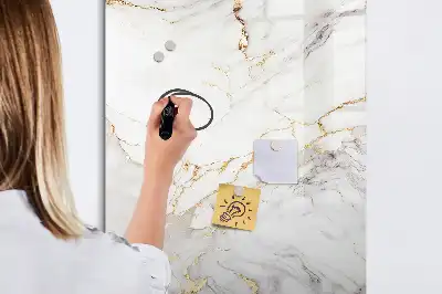 Magnetinė sauso valymo lenta dekoratyvinio marmuro rašto