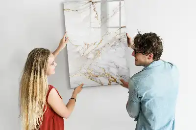 Magnetinė sauso valymo lenta dekoratyvinio marmuro rašto