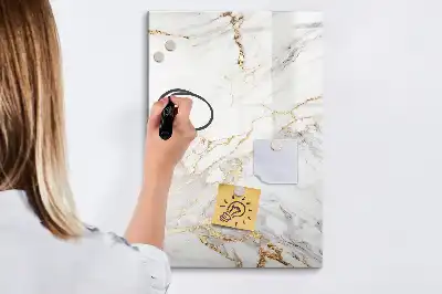 Magnetinė sauso valymo lenta dekoratyvinio marmuro rašto