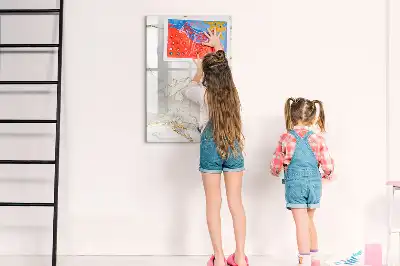 Magnetinė sauso valymo lenta dekoratyvinio marmuro rašto