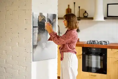 Magnetinė sauso valymo lenta marmuro abstrakcijos dizaino