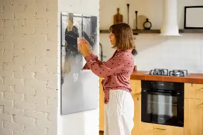 Magnetinė sauso valymo lenta marmuro abstrakcijos dizaino