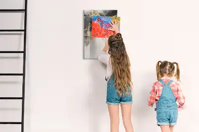 Magnetinė sauso valymo lenta marmuro abstrakcijos dizaino
