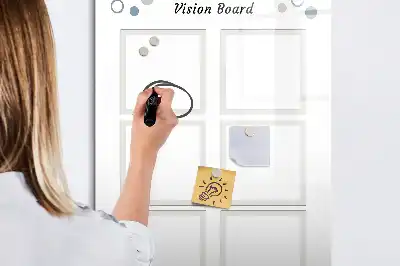 Magnetinė vizijos lenta sausai valoma