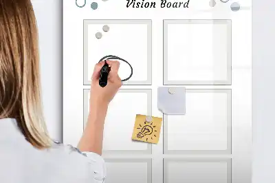 Magnetinė vizijos lenta sausai valoma