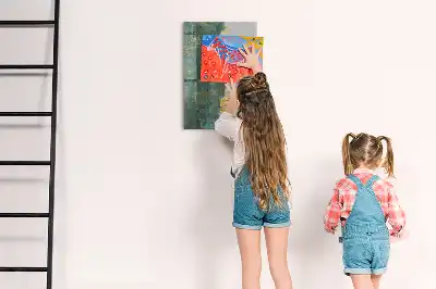 Magnetinė sauso valymo lenta dekoratyvinis raštas