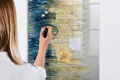 Sauso valymo magnetinė lenta su dekoratyviniu raštu