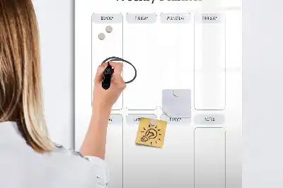 Magnetinė sauso valymo lenta savaitės planuoklis