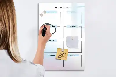 Magnetinė sauso valymo lenta kredinė