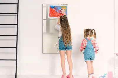 Magnetinė sauso valymo lenta subtilios gėlės