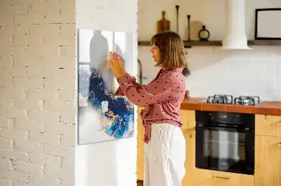 Magnetinė sauso valymo lenta tobulo marmuro rašto