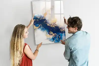 Magnetinė sauso valymo lenta tobulo marmuro rašto