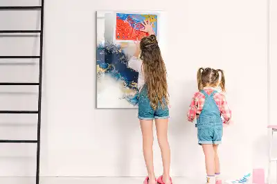 Magnetinė sauso valymo lenta tobulo marmuro rašto