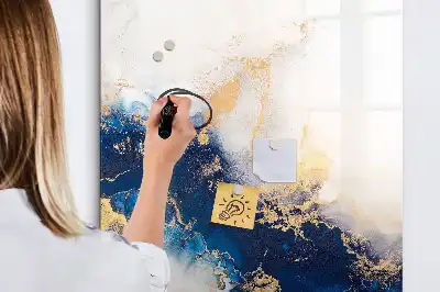 Magnetinė sauso valymo lenta tobulo marmuro rašto