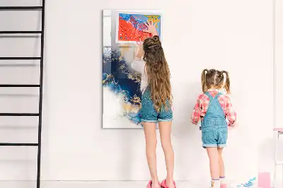 Magnetinė sauso valymo lenta tobulo marmuro rašto