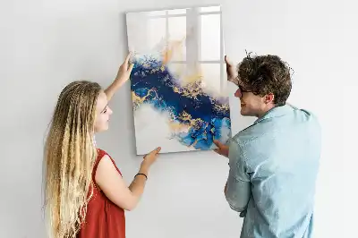Magnetinė sauso valymo lenta tobulo marmuro rašto