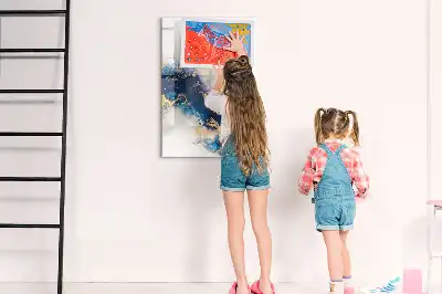 Magnetinė sauso valymo lenta tobulo marmuro rašto