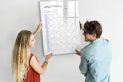Magnetinė sauso valymo lenta 30 dienų planuoklis
