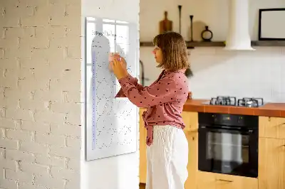 Magnetinė sauso valymo lenta 30 dienų planuoklis