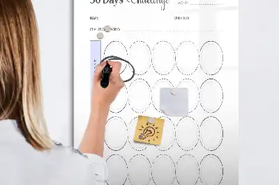Magnetinė sauso valymo lenta 30 dienų planuoklis