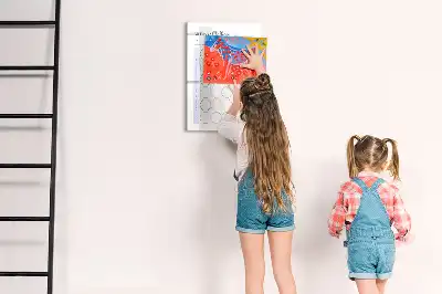 Magnetinė sauso valymo lenta 30 dienų planuoklis