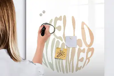 Magnetinė sauso valymo lenta su užrašu Sveika vasara