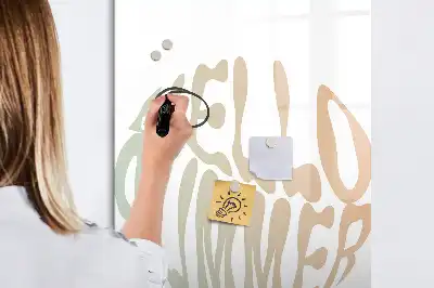 Magnetinė sauso valymo lenta su užrašu Sveika vasara