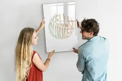 Magnetinė sauso valymo lenta su užrašu Sveika vasara
