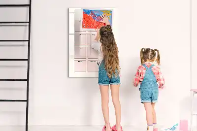 Gimtadienių kalendorius sauso valymo magnetinė lenta