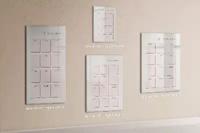 Gimtadienių kalendorius sauso valymo magnetinė lenta