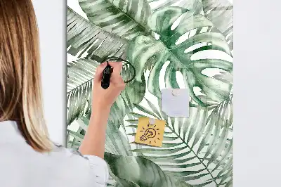 Magnetinė sauso valymo lenta akvarelinių lapų rašto