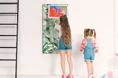 Magnetinė sauso valymo lenta akvarelinių lapų rašto