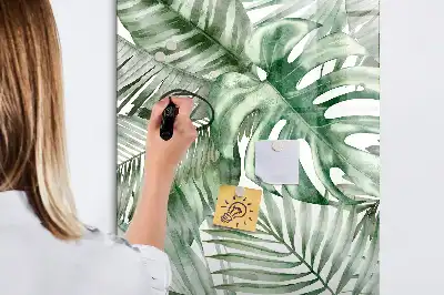 Magnetinė sauso valymo lenta akvarelinių lapų rašto