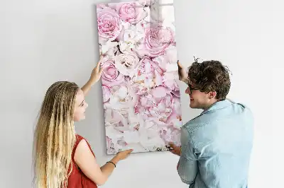 Magnetinė sauso valymo lenta rožių motyvu