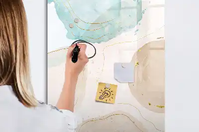 Magnetinė sauso valymo lenta pastelių taškuotas raštas