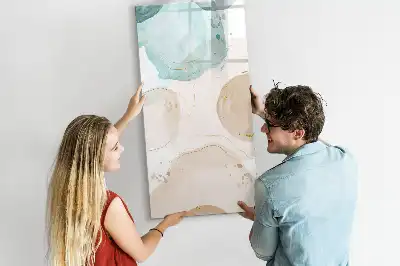 Magnetinė sauso valymo lenta pastelių taškuotas raštas
