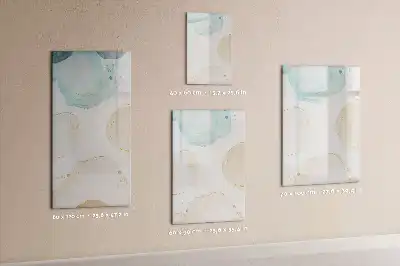 Magnetinė sauso valymo lenta pastelių taškuotas raštas