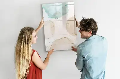 Magnetinė sauso valymo lenta pastelių taškuotas raštas