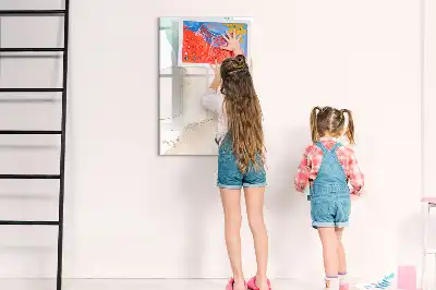 Magnetinė sauso valymo lenta pastelių taškuotas raštas