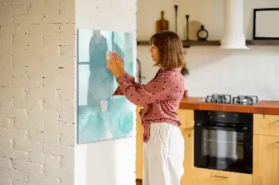 Magnetinė sauso valymo lenta marmuro abstrakcijos dizaino