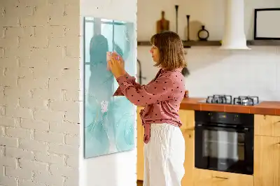 Magnetinė sauso valymo lenta marmuro abstrakcijos dizaino