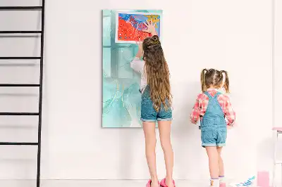 Magnetinė sauso valymo lenta marmuro abstrakcijos dizaino