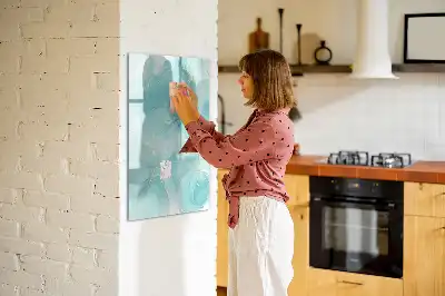 Magnetinė sauso valymo lenta marmuro abstrakcijos dizaino